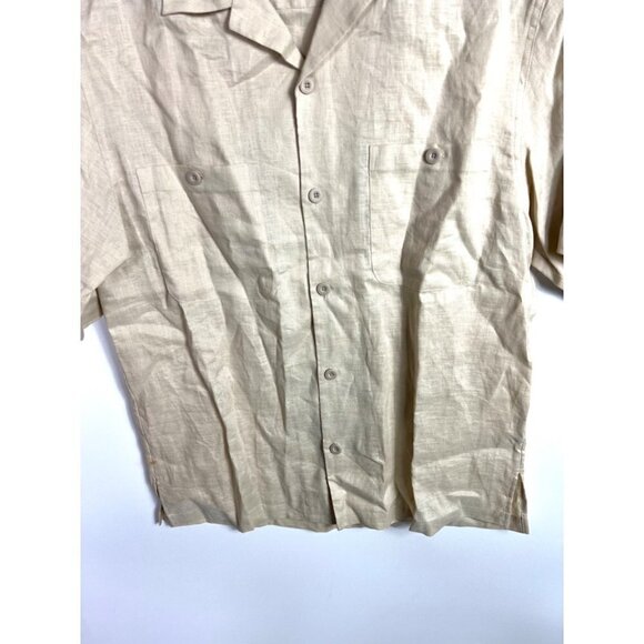 Nat‎ nast 100% linen button up shirt - Picture 3 of 8